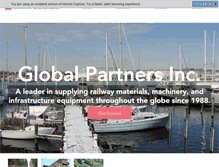 Tablet Screenshot of globalpartnersusa.com